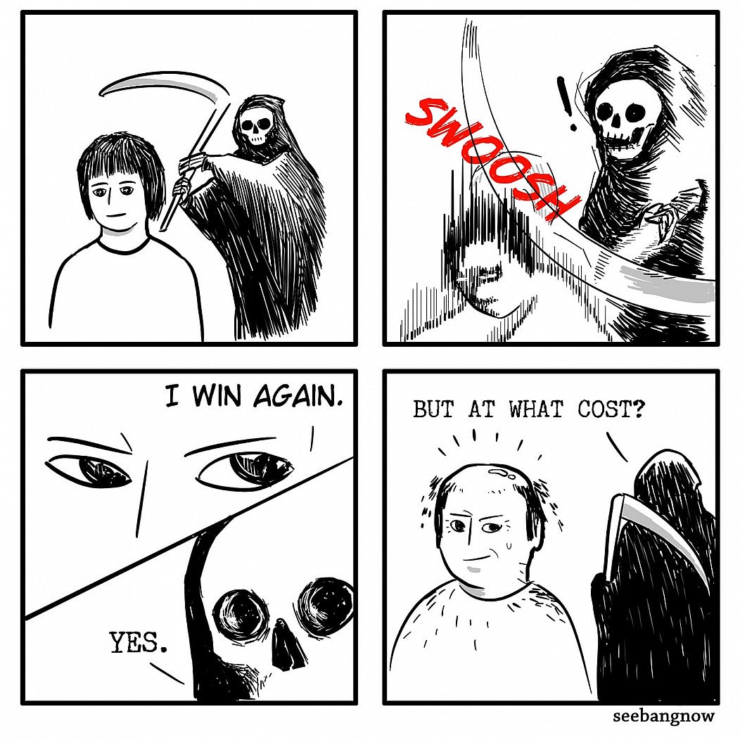 iN I WIN AGAIN. BUT AT WHAT COST? seebangnow
