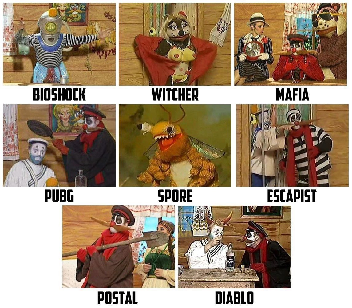 Of BIOSHOCK WITCHER MAFIA [7 PUBG SPORE ESCAPIST POSTAL DIABLO