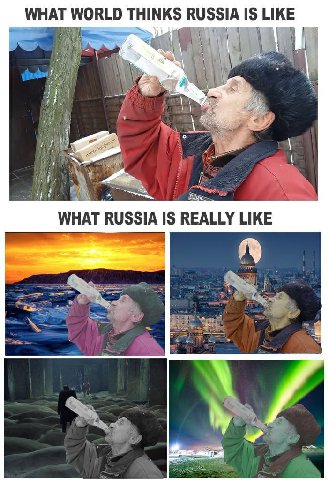 WHAT WORLD THINKS RUSSIA IS LIKE WHAT RUSSIA IS REALLY LIKE