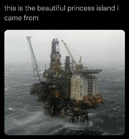 this is the beautiful princess island came from