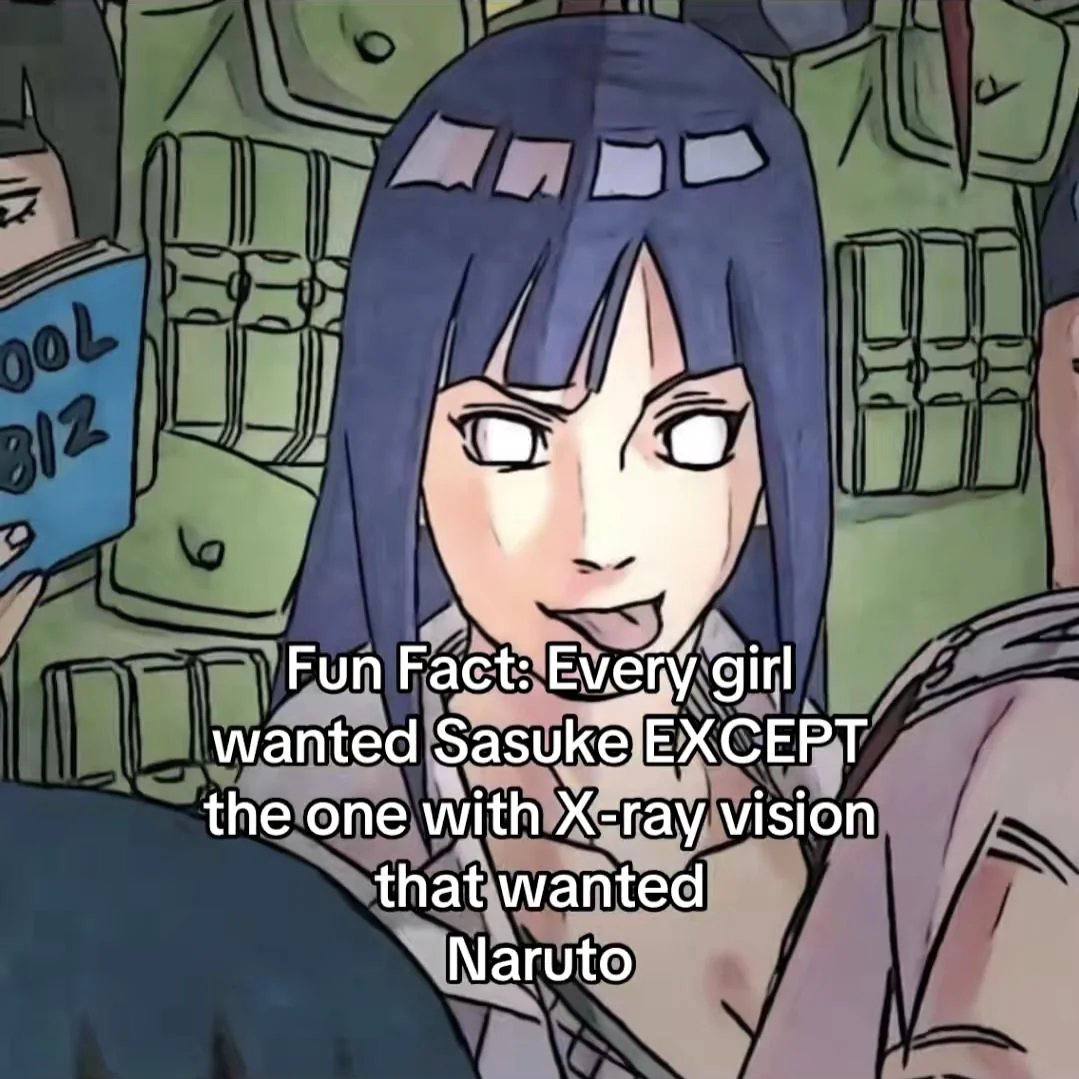 Fun Eveny girl wanted sasuke EXCERT the one with Хугау vision that:wanted Naruto