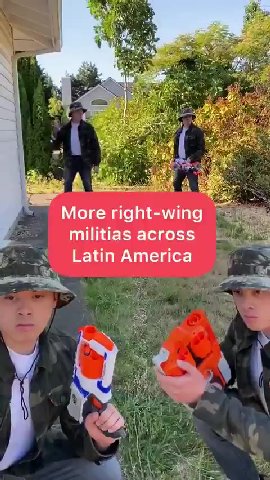 z militias across 2) ‚< Latin America es