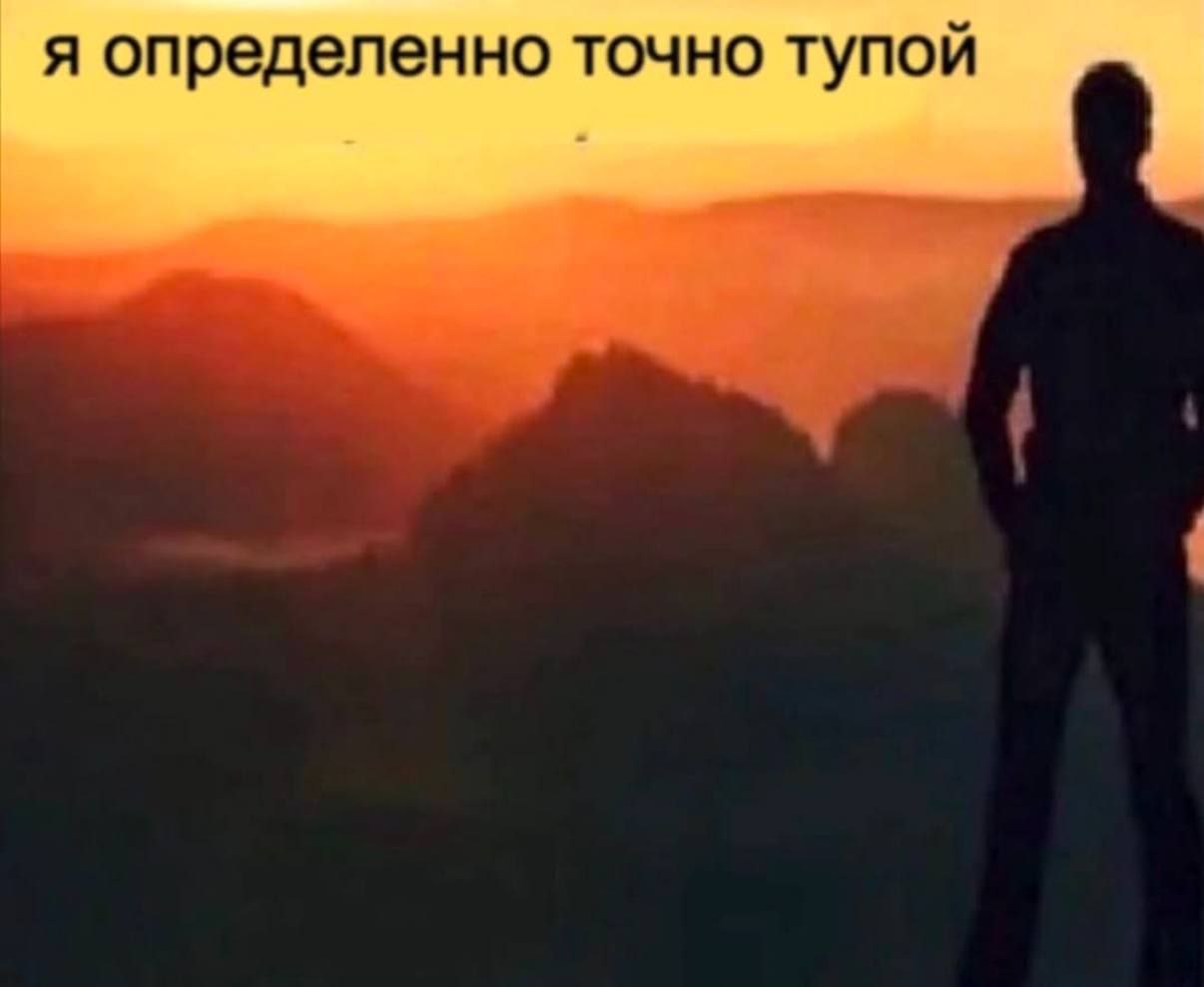 я определенно точно тупой