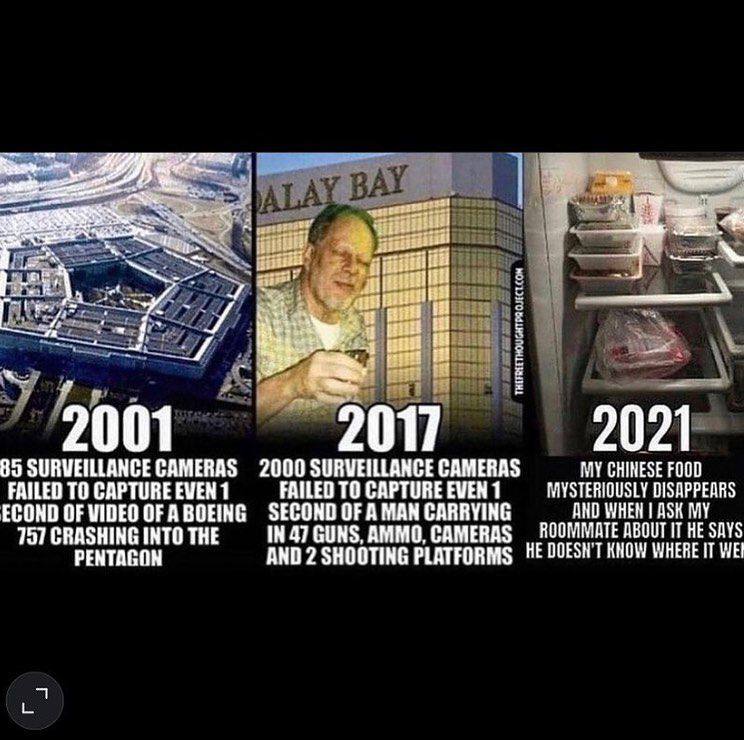 я Я i из 2001 “2017 2021 SURVEILLANCE CAMERAS 2000 SURVEILLANCE CAMERAS CHINESE FOOD FAILED ТО CAPTURE EVEN 1 FAILED TO CAPTURE EVEN 1 MYSTERIOUSLY DISAPPEARS ECOND OF VIDEO OF SECOND OF A MAN CARRYIN