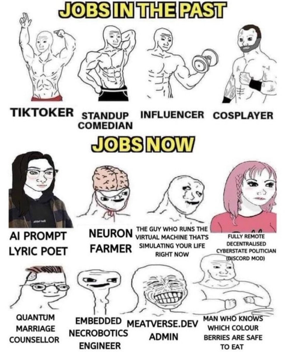 *5 (AN TIKTOKER stanpup INFLUENCER COSPLAYER COMEDIAN FULLY REMOTE PROMPT NEURON DECENTRALISED LYRIC POET FARMER SIMULATING YOUR LIFE RIGHT NOW QUANTUM OF WHO EMBEDDED MEATVERSE.DEV WHICH COLOUR MARRI