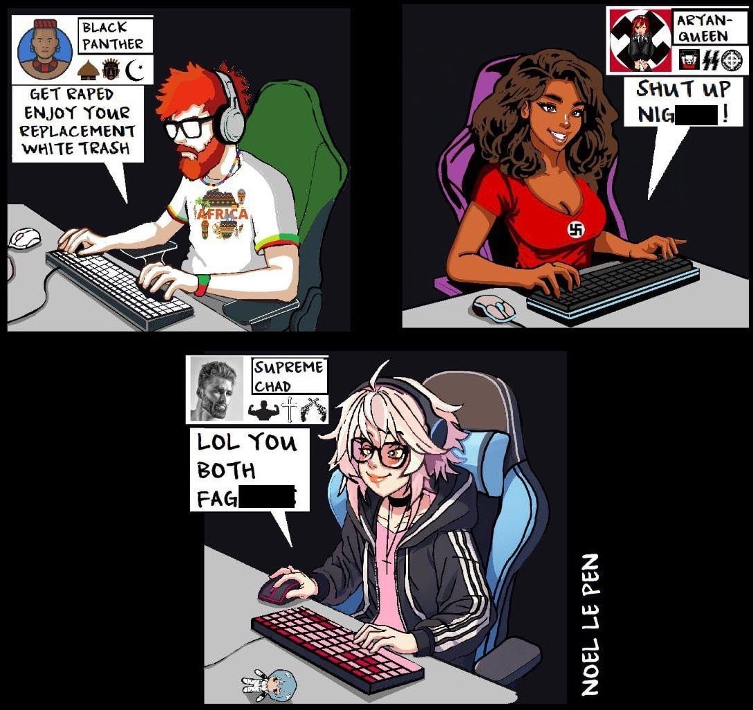 abc GET RAPED ENJOY Томе REPLACEMENT WHITE TRASH a. LOL You BOTH