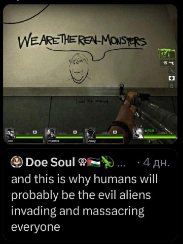 5 Soul and this is why humans will probably be the evil aliens invading and massacring everyone