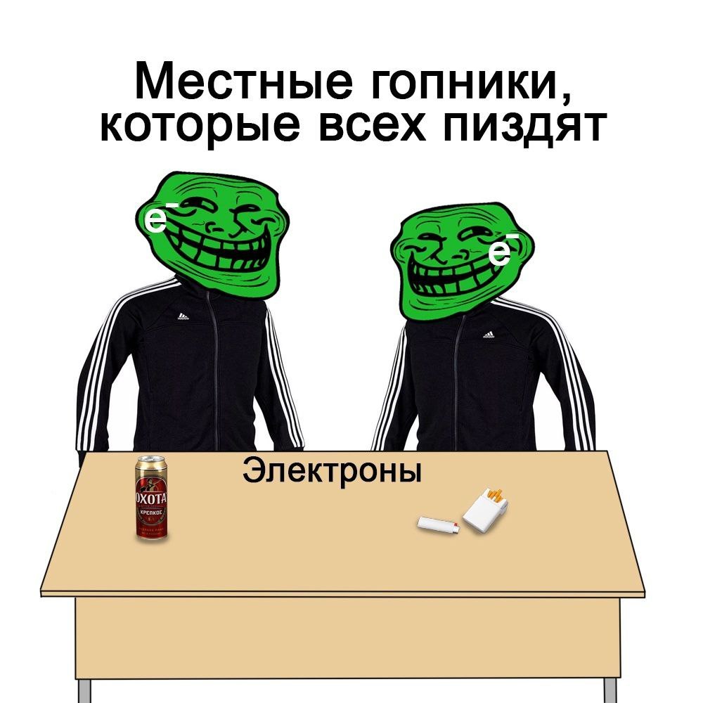 Местные гопники, которые всех пиздят Электроны