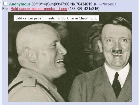Anonymous 08/10/14(Sun)09:47:06 №.76434615 File: Bald cancer patient (188 ald cancer patient meets idol Charlie