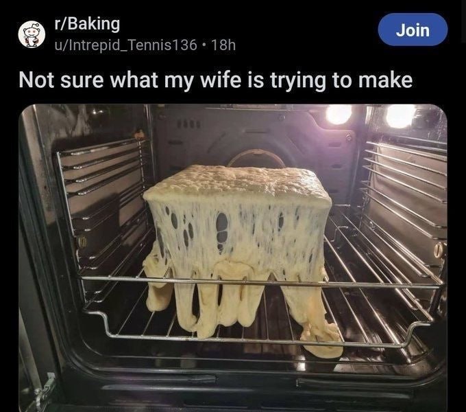 Join r/Baking Not sure what my wife is trying to make
