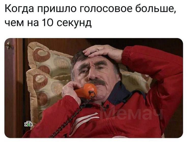 Когда пришло голосовое больше, чем на 10 секунд