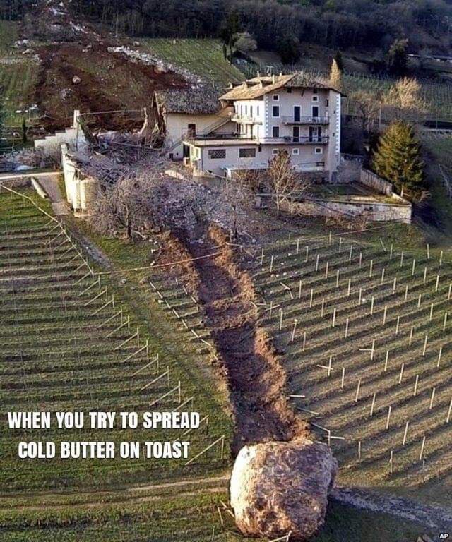 WHEN YOU TRY ТО COLDBUTTERONTOAST