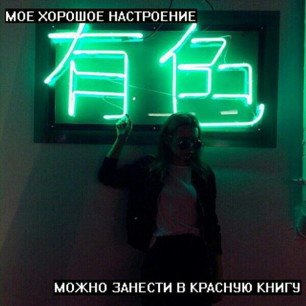 МОЕ ХОРОШОЕ НАСТРОЕНИЕ МОЖНО ЗАНЕСТИ В КРАСНУЮ КНИГУ