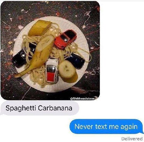 @Shitheadsteve. Carbanan a Delivered