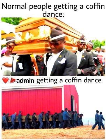 Normal people getting a coffin ance: getting a coffin dance