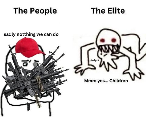 The People The Elite sadly notthing we can Mmm yes... Children