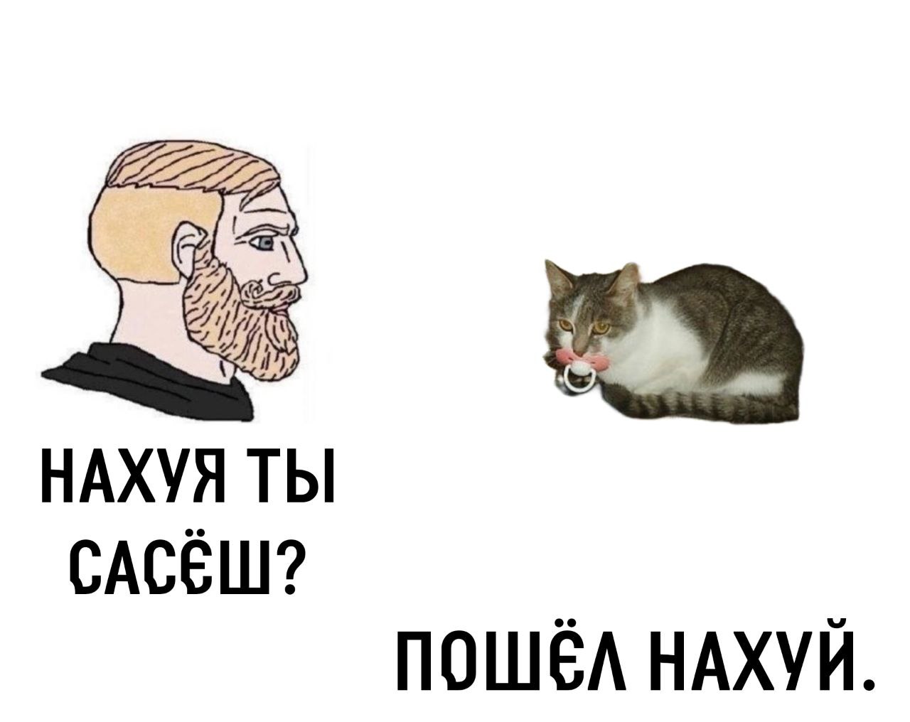 НАХУЯ ТЫ САСЕШ? ПОШЕЛ НАХУЙ.