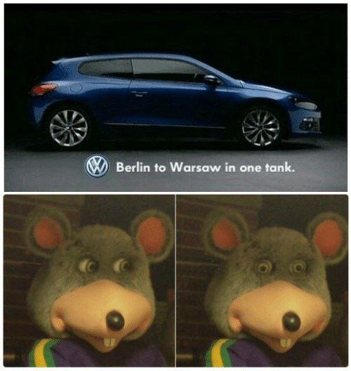 Berlin to Warsaw in one tank.