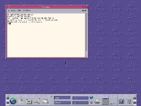 8 HOpening a SunPCi window... Вусиг System Time appears to be set in the future can’t believe it’s really Wed Jan 1 13:41:32 2028 set the system time correctly One Two 4 i 9 [Three Four 2.
