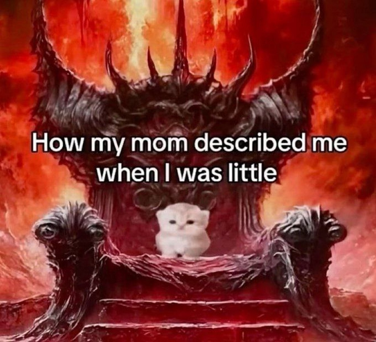 How my mom described me when was little 7