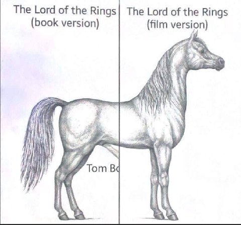 The Lord of the The Lord of the Rings (book version) (film version) Тот Be