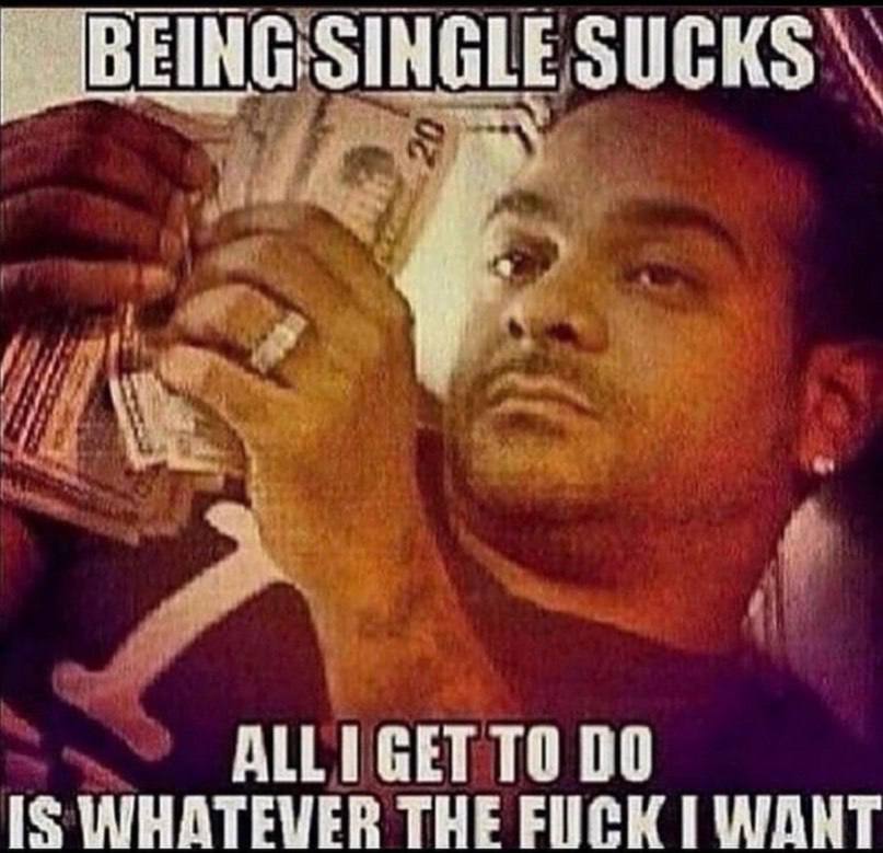 BEING: SINGLE SUCKS 1 СЕТ ТО WHATEVER THE FUCK I WANT