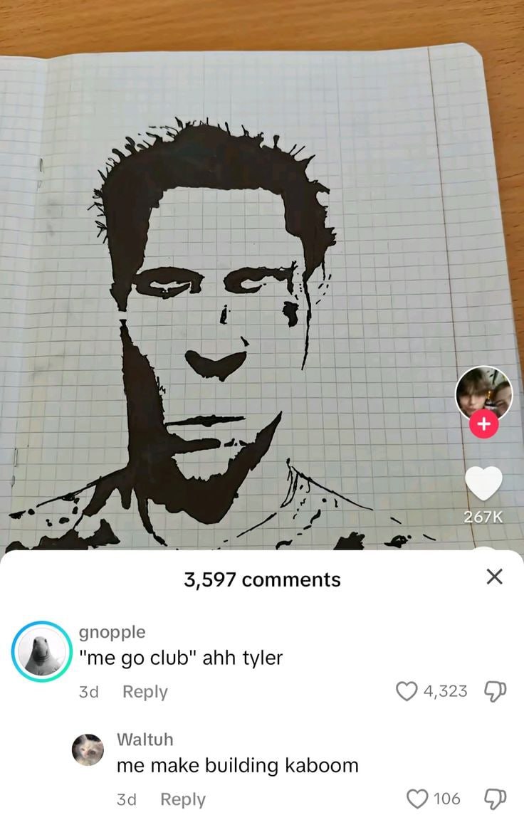 2 3,597 comments gnopple "me club" ahh tyler за 4,523 Waltuh me make building kaboom за Веру