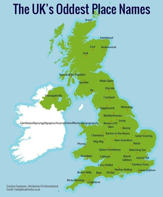 The Oddest Place Names