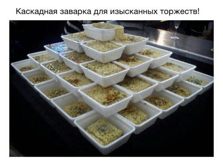 Каскадная заварка для изысканных торжеств!