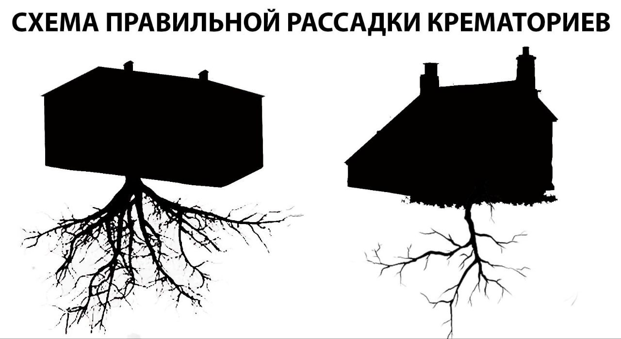 СХЕМА ПРАВИЛЬНОЙ РАССАДКИ КРЕМАТОРИЕВ
