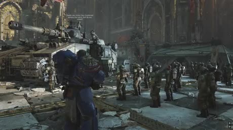 Warhammer 40,000 Space Marine 2 с немецкой озвучкой выглядит прекрасно