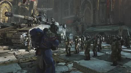Warhammer 40,000 Space Marine 2 с немецкой озвучкой выглядит прекрасно