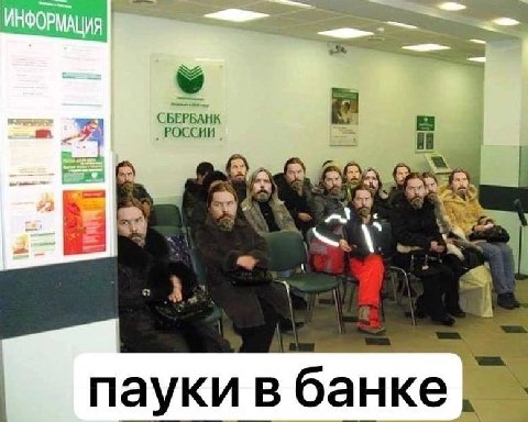 ИНФОРМАЦИЯ a Пауки в банке
