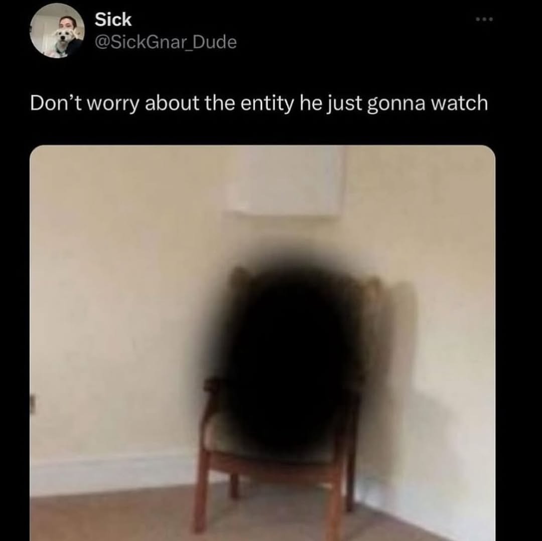 Sick @SickGnar Dude Don’t worry about the entity he just gonna watch