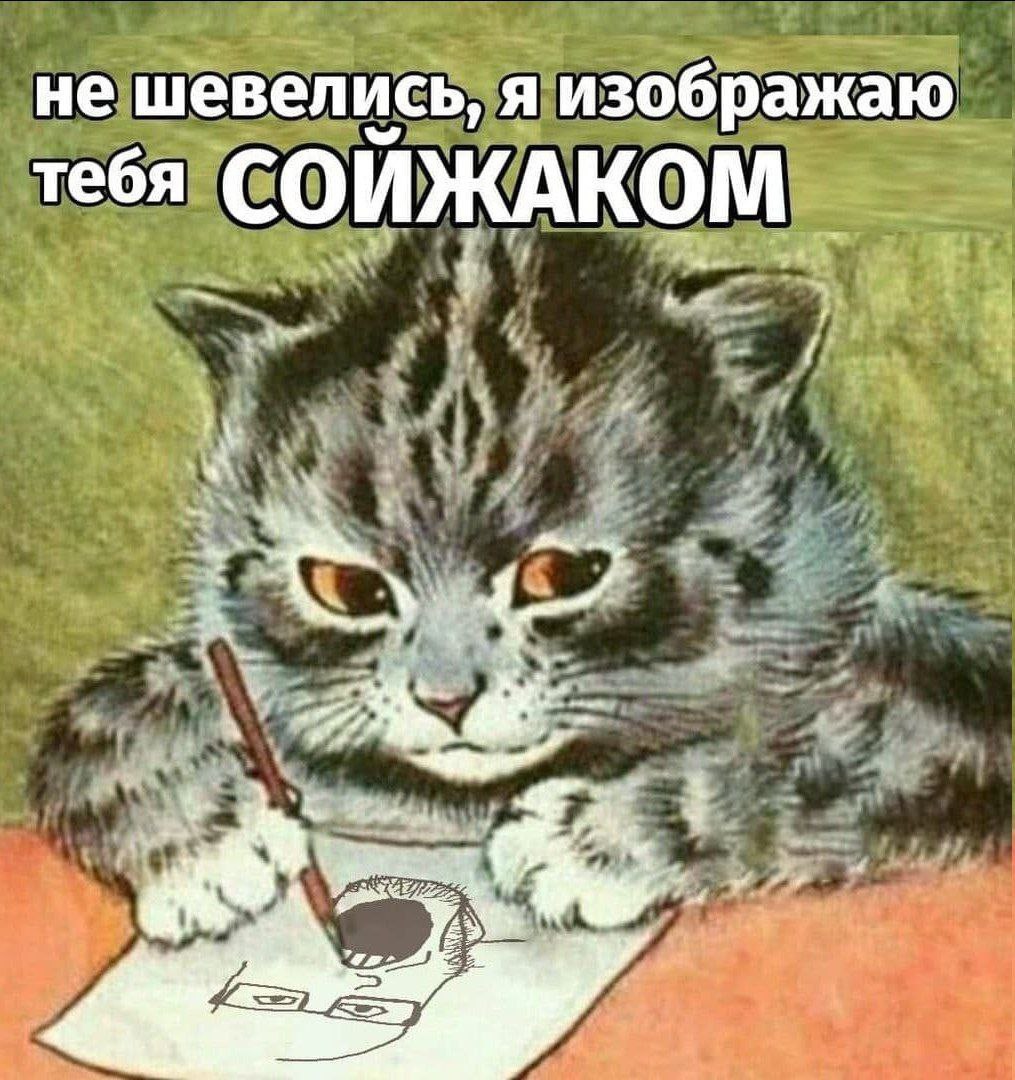 не шевелись, я изображаю тебя СОЙЖАКОМ 4 Met