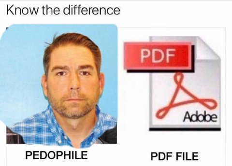 Know the difference Adobe A PEDOPHILE PDF FILE