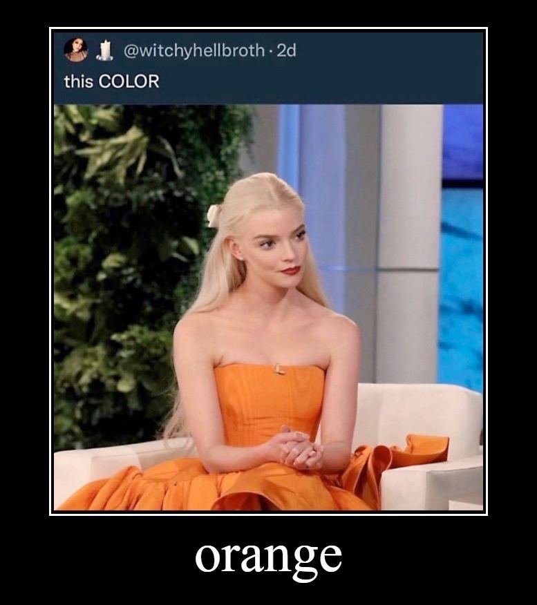 this COLOR orange