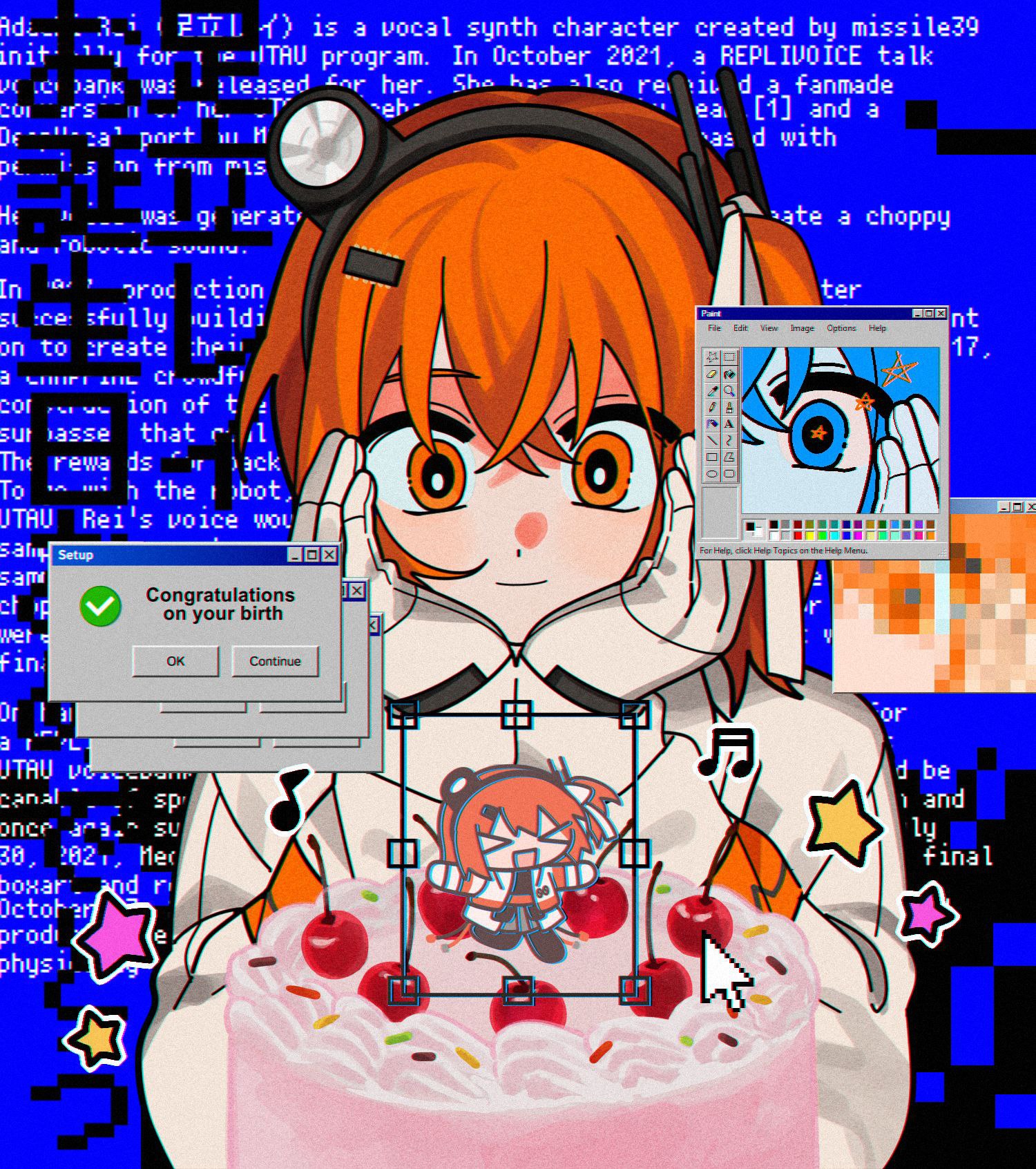 3-1 is a vocal synth character created missile39 for program. In October 2621, a REPLIVOICE talk и: запк Wai fer her. She Bae ret fanmade [1] and a port И with wat a choppy i in ction sfully to create
