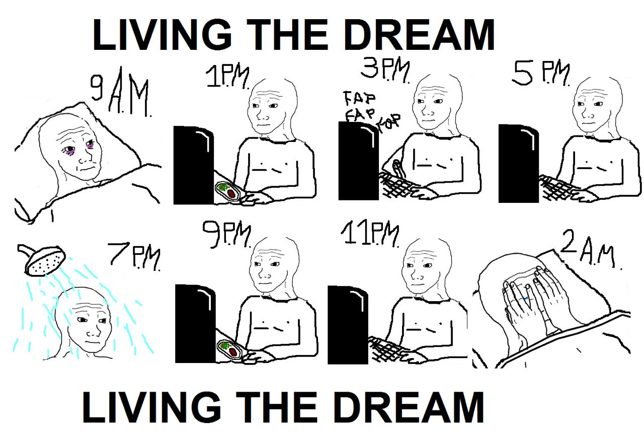 LIVING THE ЗАМ a DEM LIVING THE DREAM