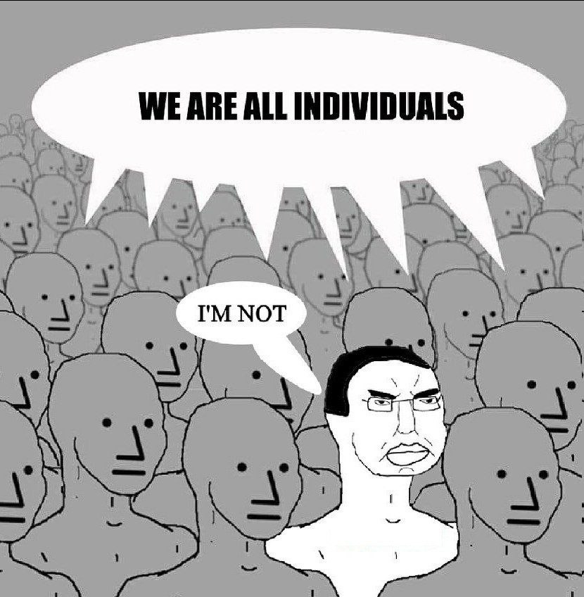 WE ARE ALL INDIVIDUALS