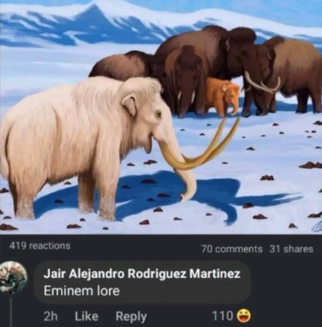 419 rea 0 comments snare Jair Alejandro Rodriguez Martinez Eminem lore Like Reply 110