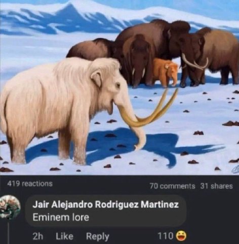 419 rea 0 comments snare Jair Alejandro Rodriguez Martinez Eminem lore Like Reply 110