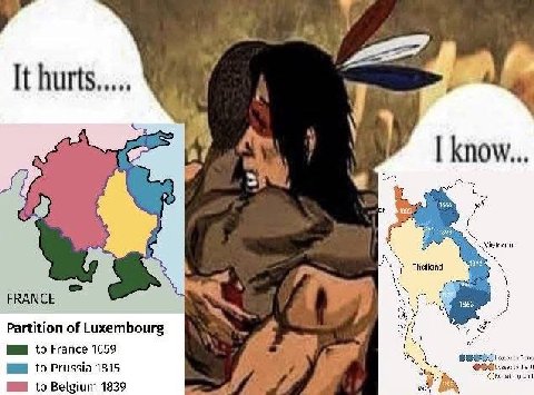 1 know... 1885 1992 Thalland FRANCE 1862. Partition of Luxembourg to France 1659 К to Prussia 1815 to Belgium 1839