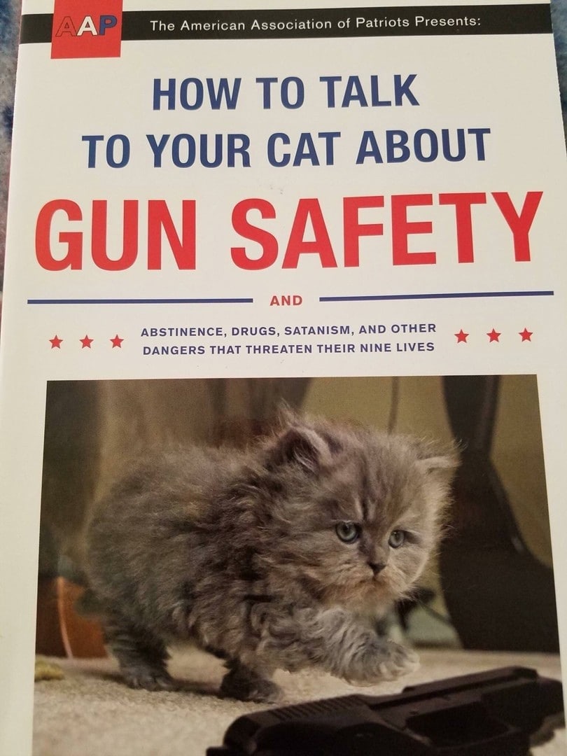 The American Association of Patriots Presents: HOW TO TALK TO YOUR CAT ABOUT GUN SAFETY ABSTINENCE, DRUGS, SATANISM, AND OTHER DANGERS THAT THREATEN THEIR NINE LIVES