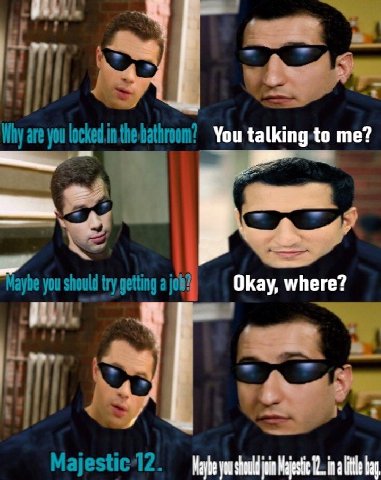 Why are locke talking to me? A you should try getting а ОКау, Majestic12 you