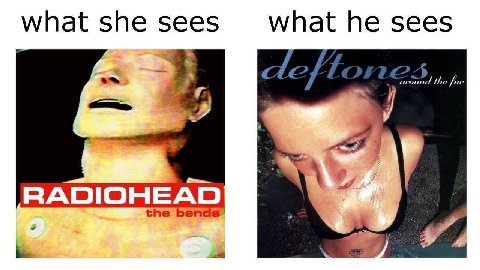 what she he sees 2, the RADIOHEAD the bends