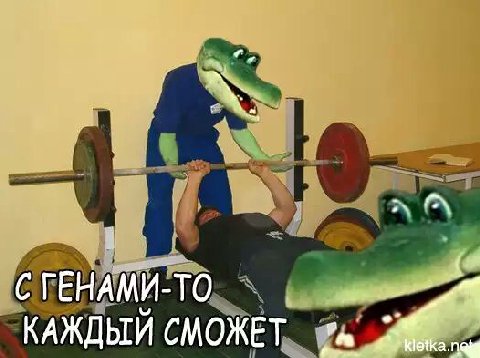 С ГЕНАМИ-ТО КАЖДЫЙ СМОЖЕТ