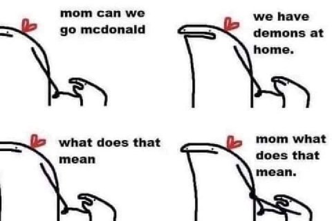 тот сап we have mcdonald home. mean does that mean.