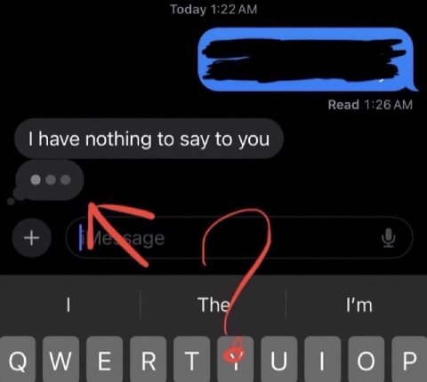 have nothing to say to you The