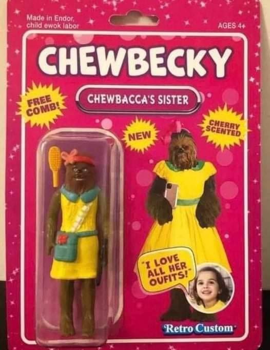 СНЕМВЕСКУ CHEWBACCAS SISTER К